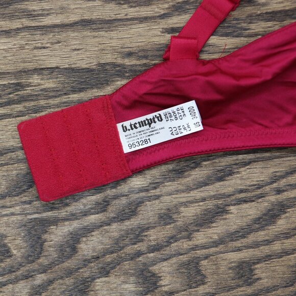 NWT B.tempt'd by Wacoal Foundation Convertible T-Shirt Bra Persian Red 34DDD - Picture 9 of 9